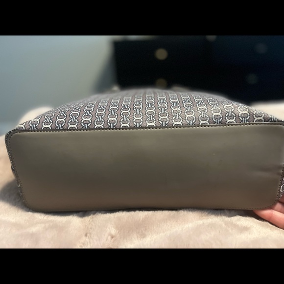 Tory Burch French Gray Chain Link Medium Tote - Picture 6 of 7